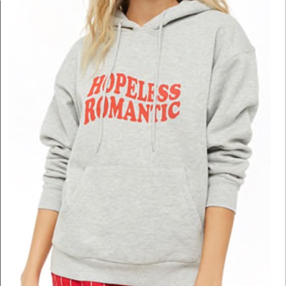 Hopeless Romantic Graphic Hoodie